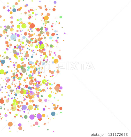 Light multicolor background, colorful vector texture with circles. Splash effect banner. Glitter silver dot abstract illustration with blurred drops of rain. Pattern for web page, banner,poster, card 131172658