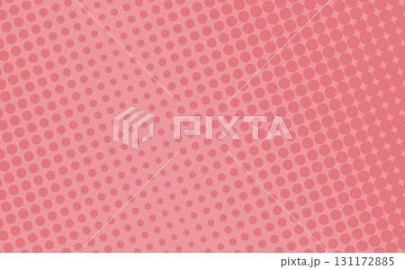 Pop art creative concept colorful comics book magazine cover. Polka dots pink background. Cartoon halftone retro pattern. Abstract dotted design for poster, card, banner, empty bubble Pop art creative concept colorful comics book magazine cover. Polka dots pink background. Cartoon halftone retro pattern. Abstract dotted design for poster, card, banner, empty bubble 131172885