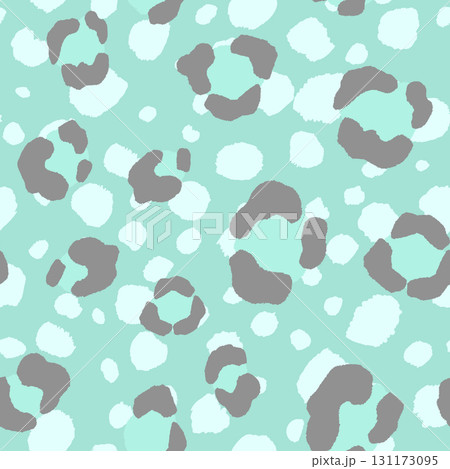 Abstract modern leopard seamless pattern. Animals trendy background. Color decorative vector stock illustration for print, card, postcard, fabric, textile. Modern ornament of stylized skin Abstract modern leopard seamless pattern. Animals trendy background. Color decorative vector stock illustration for print, card, postcard, fabric, textile. Modern ornament of stylized skin 131173095