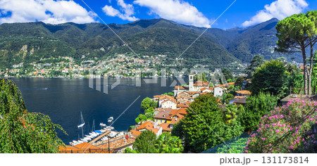 beautiful villages of Lago di Como - Blevio. North of Italy beautiful villages of Lago di Como - Blevio. North of Italy 131173814