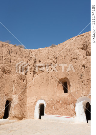 Troglodyte dwellings in Matmata, Tunisia 131174189