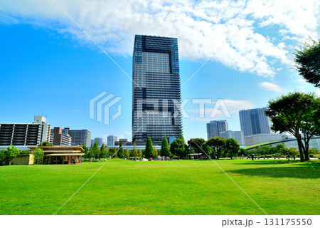 豊洲公園から観たタワーマンション 131175550