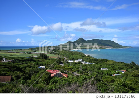 石垣島 玉取崎展望台から見る石垣島北部の見晴らし 石垣島 玉取崎展望台から見る石垣島北部の見晴らし 131175560