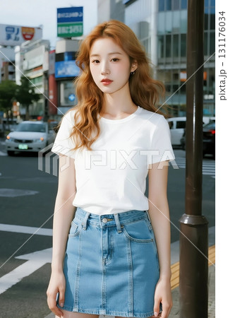 Tシャツモデル Tシャツモデル 131176034