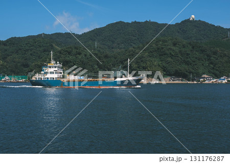 [境港]船が航海する風景 131176287