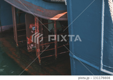 [境港]漁船のスクリュウ 131176608