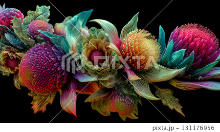 カラフルな自然エネルギーの表現 131176956