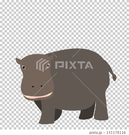 可愛的河馬插圖 可愛的河馬插圖 131178116