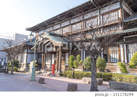 日本の大分県の別府にある竹瓦温泉の風景 日本の大分県の別府にある竹瓦温泉の風景 131178294