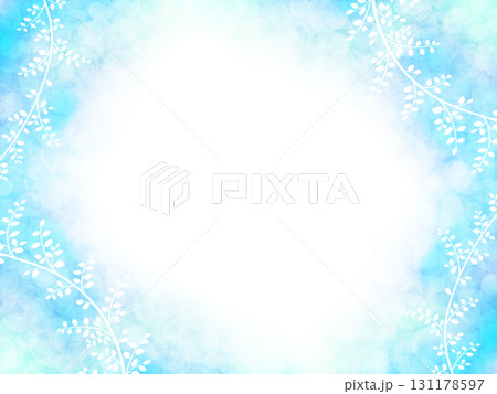 青い植物の背景イラスト 青い植物の背景イラスト 131178597