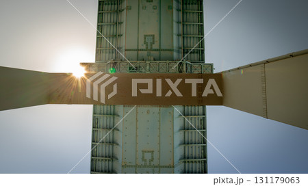 container cargo ship in import, export and sky 131179063