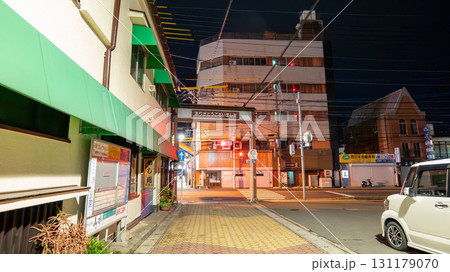 Night with green and red Night with green and red 131179070