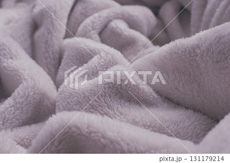 pink soft fluffy blanket textile pink soft fluffy blanket textile 131179214