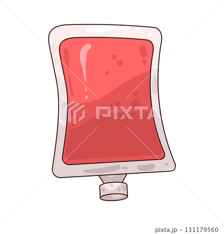 illustration of  blood bag  131179560