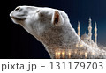 Eid Al-Adha: sacred feast, Bakrid ritual, Haji prayer, Qurban moment, global holiday, Islamic joy, religious devotion, Bakra tradition, festive unity, spiritual offering, celebratory event. 131179703