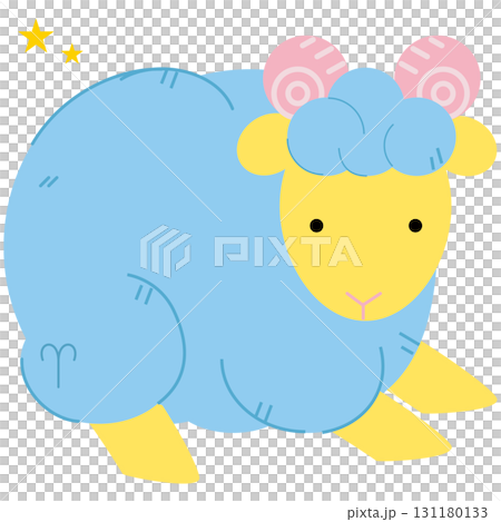 牡羊座のイラスト 131180133