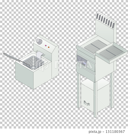 Commercial fryer (deep fryer) 131180367