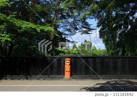 秋田　仙北　丸ポストのある風景（角館重伝建地区） 131181642