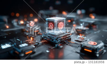 dj mixer on mixing console 131181938