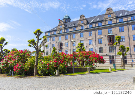 Bergen, Norway - June 11,2022 : Building of Clarion Collection Hotel Havnekontoret in Bergen, Norway on June 11,2022. 131182240