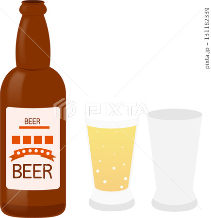 ビールの入ったグラスビール 131182339