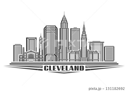 Vector illustration of Cleveland Vector illustration of Cleveland 131182692