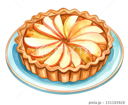 アップルパイのイラスト素材 131183928