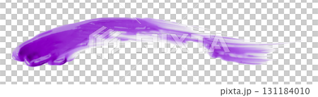Purple watercolor brush isolated on transparent background Purple watercolor brush isolated on transparent background 131184010