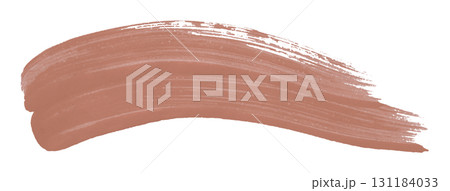 brown watercolor background. Artistic hand paint. Isolated on transparent background. 131184033