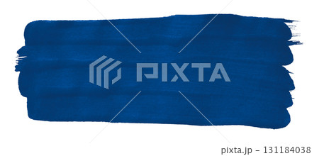 Abstract blue watercolor background. Hand drawn artistic style. Isolated on transparent background. 131184038