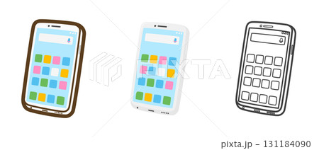スマートフォン（起動中） 131184090