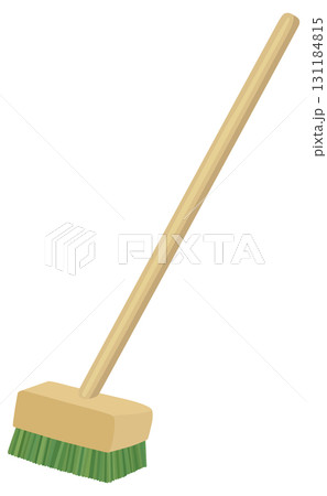 デッキブラシのイラスト ベクター素材 デッキブラシのイラスト ベクター素材 131184815
