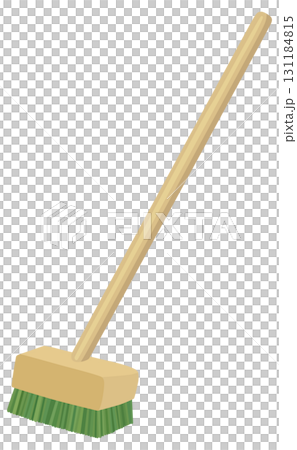 デッキブラシのイラスト ベクター素材 デッキブラシのイラスト ベクター素材 131184815