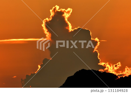 五島灘、角力灘、大角力の夕景 131184928