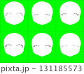 組みキャラ:目2〜まつ毛付け足しキット〜 131185573