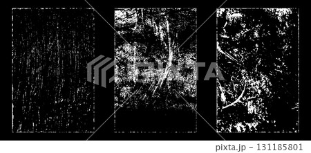 Black and white grunge. Distress overlay texture. Abstract surface dust and rough dirty wall background concept. Distress illustration simply place over object to create grunge effect. Vector EPS10. 131185801