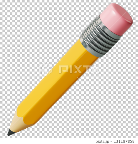 Short Yellow Pencil 131187859