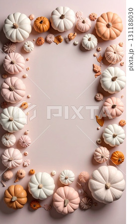 ハロウィン枠飾り(タテまたはヨコ)バナー ハロウィン枠飾り(タテまたはヨコ)バナー 131188030