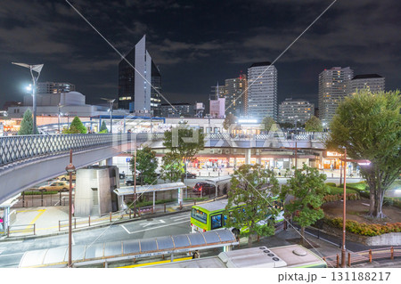 《埼玉県》川口駅前・都市夜景 131188217