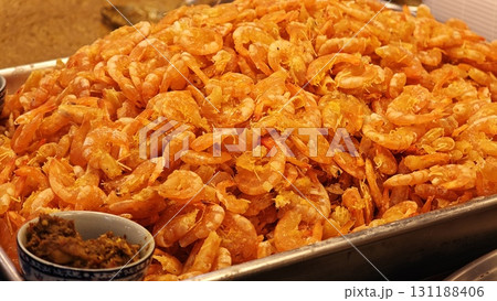 Deliciously sweet dried shrimp, Thai style. 131188406