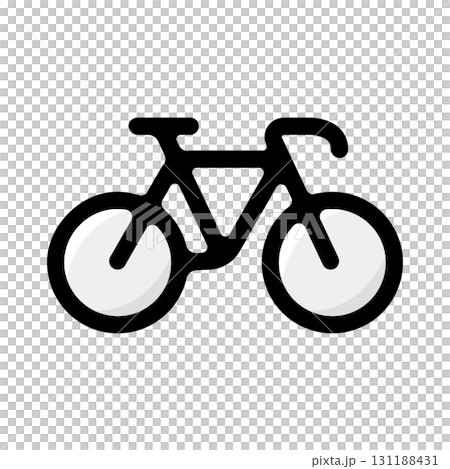 Road bike illustration icon (sports, racing, bicycle material) Road bike illustration icon (sports, racing, bicycle material) 131188431