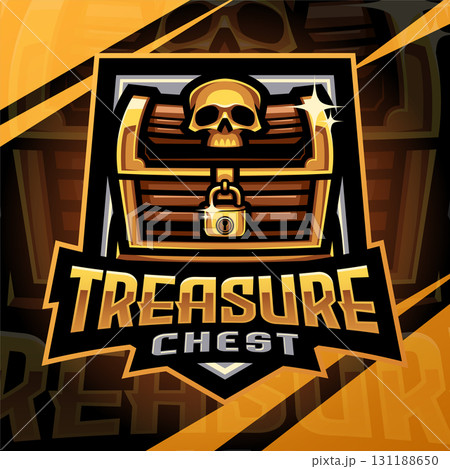 Treasure chest esport mascot logo design Treasure chest esport mascot logo design 131188650
