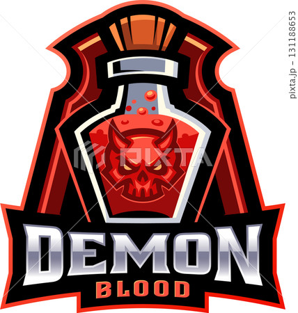 Demon blood esport mascot logo design Demon blood esport mascot logo design 131188653