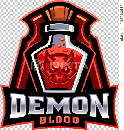 Demon blood esport mascot logo design Demon blood esport mascot logo design 131188653