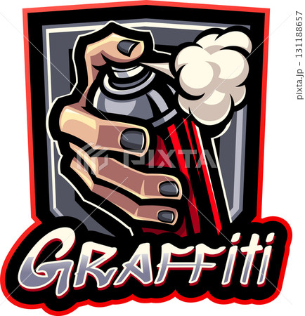 Graffiti esport mascot 131188657