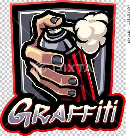 Graffiti esport mascot 131188657