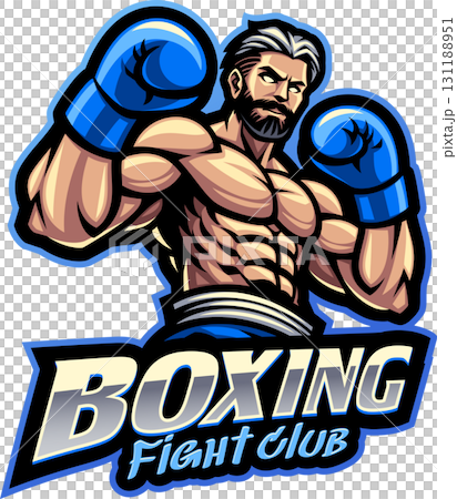 Boxing fight club esport mascot 131188951
