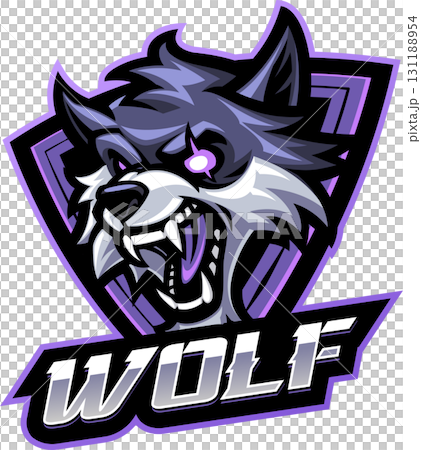 Wolf head esport mascot Wolf head esport mascot 131188954