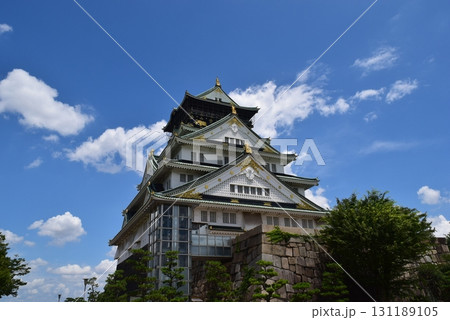 大阪城　天守閣　大阪市 131189105