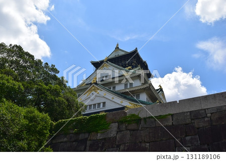 大阪城　天守閣　大阪市 131189106